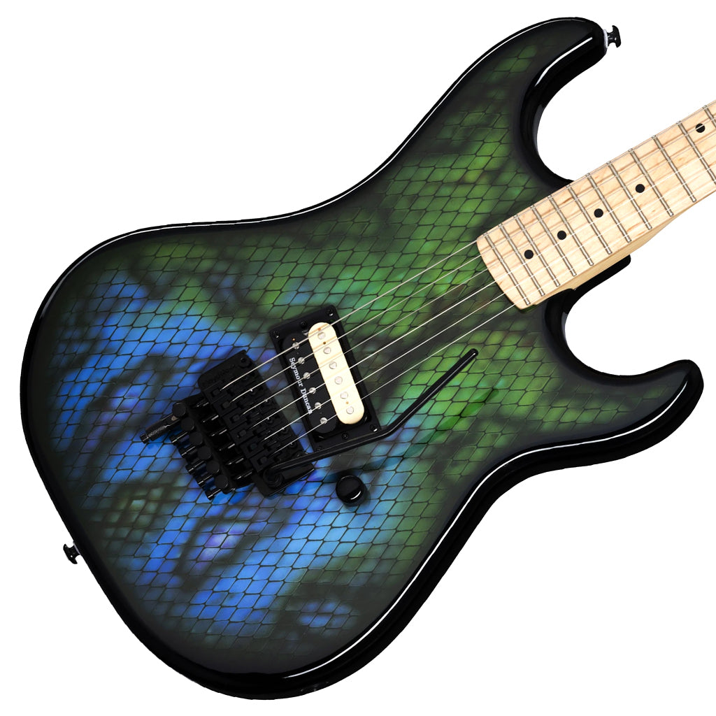 Kramer Baretta Snakeskin Green Blue Fade