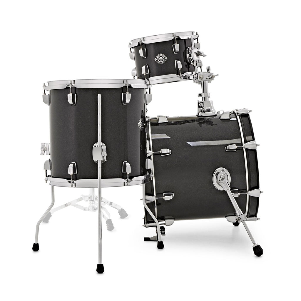 Ludwig Breakbeats 4-Piece Shell Pack – Black Gold Sparkle-Sky Music