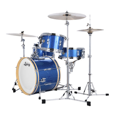 Ludwig - Continental Club 20" Downbeat Plus - 4-Piece Shell Pack Blue Sparkle