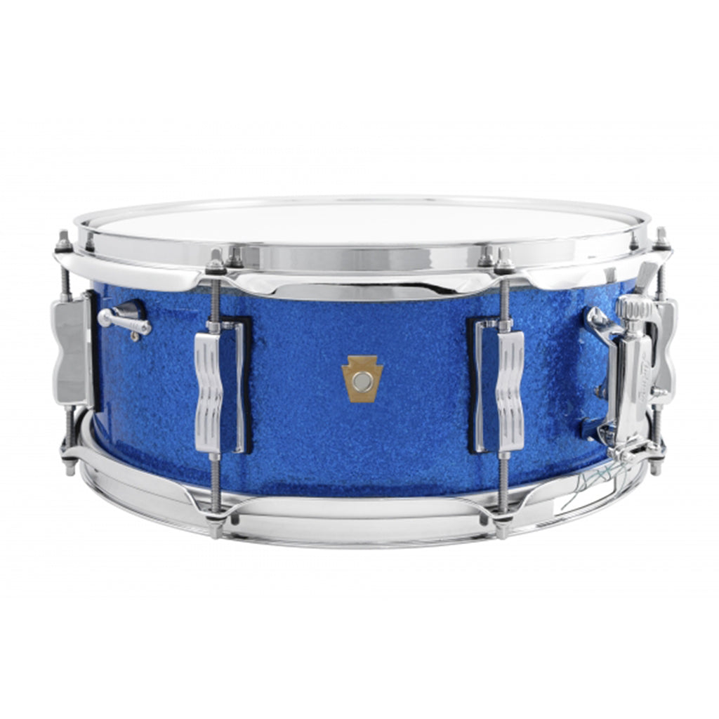 Ludwig - Legacy Mahogany "Jazz Fest" Snare Drum - 14"x5.5" Blue Sparkle