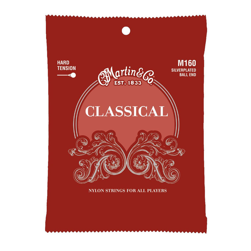 Martin M160 Classical Strings High Tension Ball End 28 43 Guitar Strings