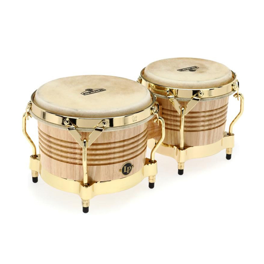 LP - Matador - Wood Bongos w/ Gold Hardware, Natural