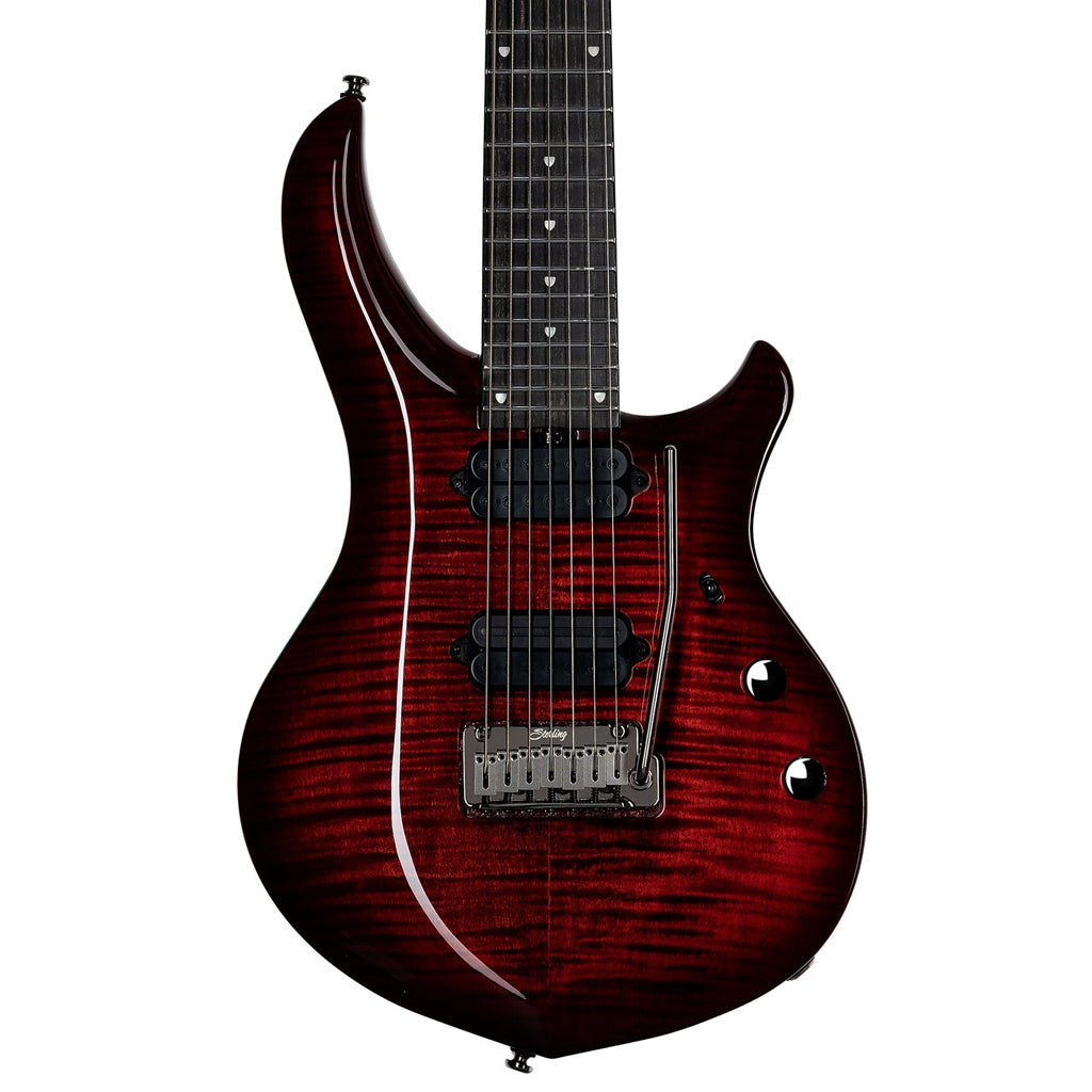 Sterling JP Majesty 7 Dimarzio Royal Red