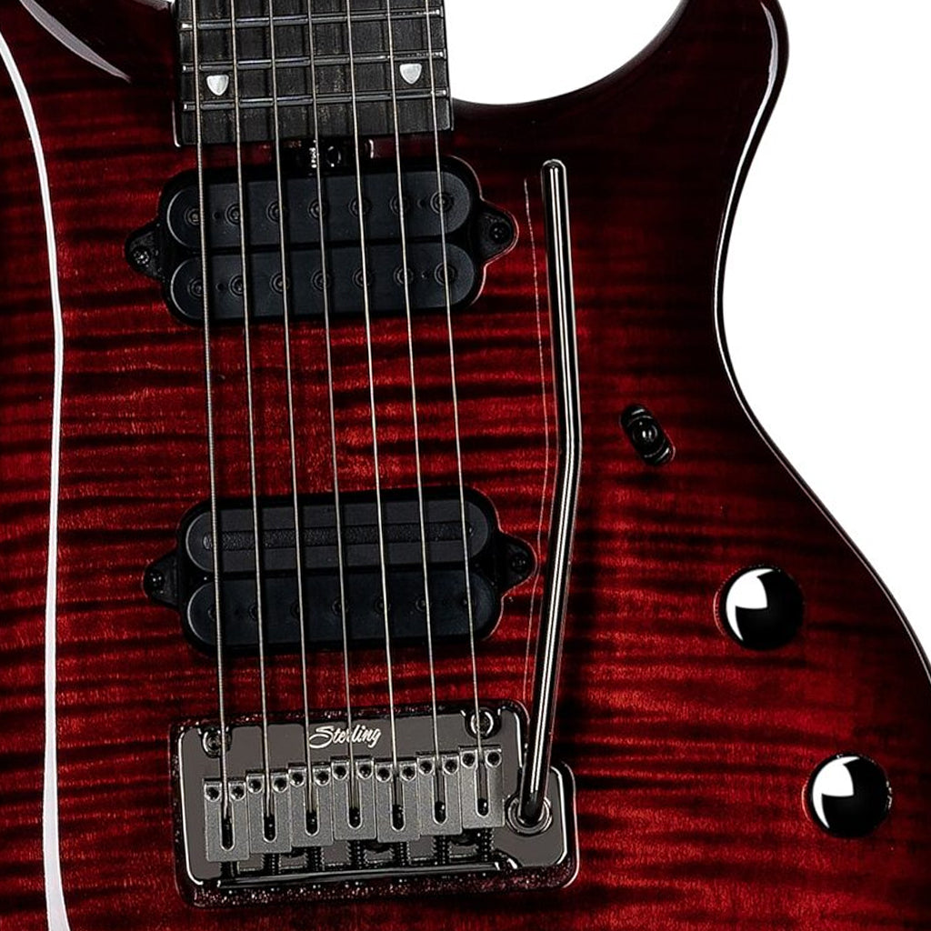 Sterling JP Majesty 7 Dimarzio Royal Red