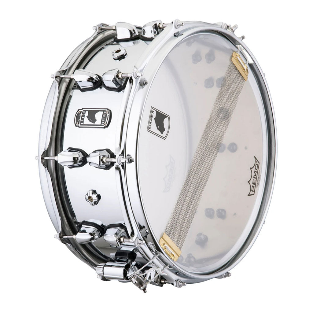 Mapex Black Panther CYRUS 14"x6" Steel Snare Drum-Sky Music