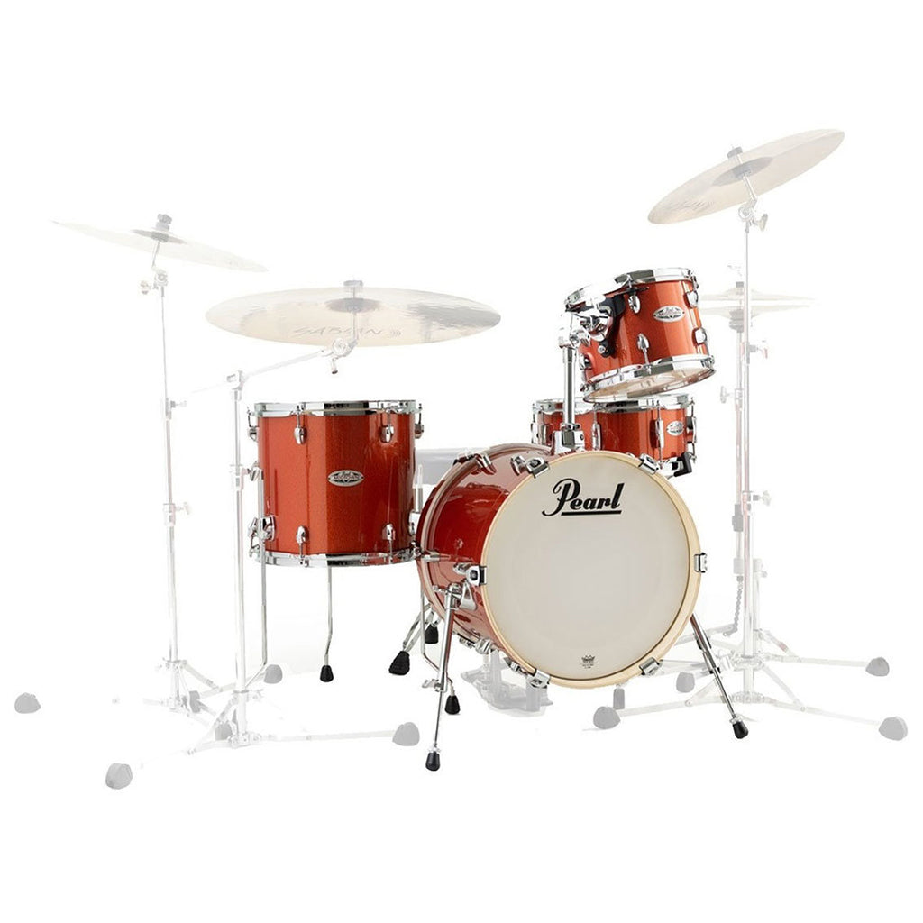 Pearl - Midtown Shell Pack - 10, 13FT, 13S, 16K, Orange Crush