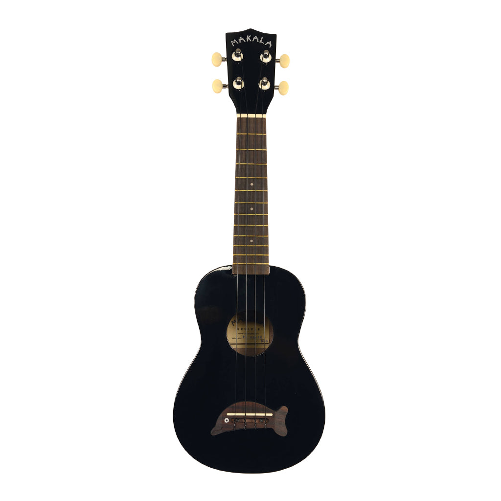 Makala Soprano Ukulele Dolphin Bridge Black