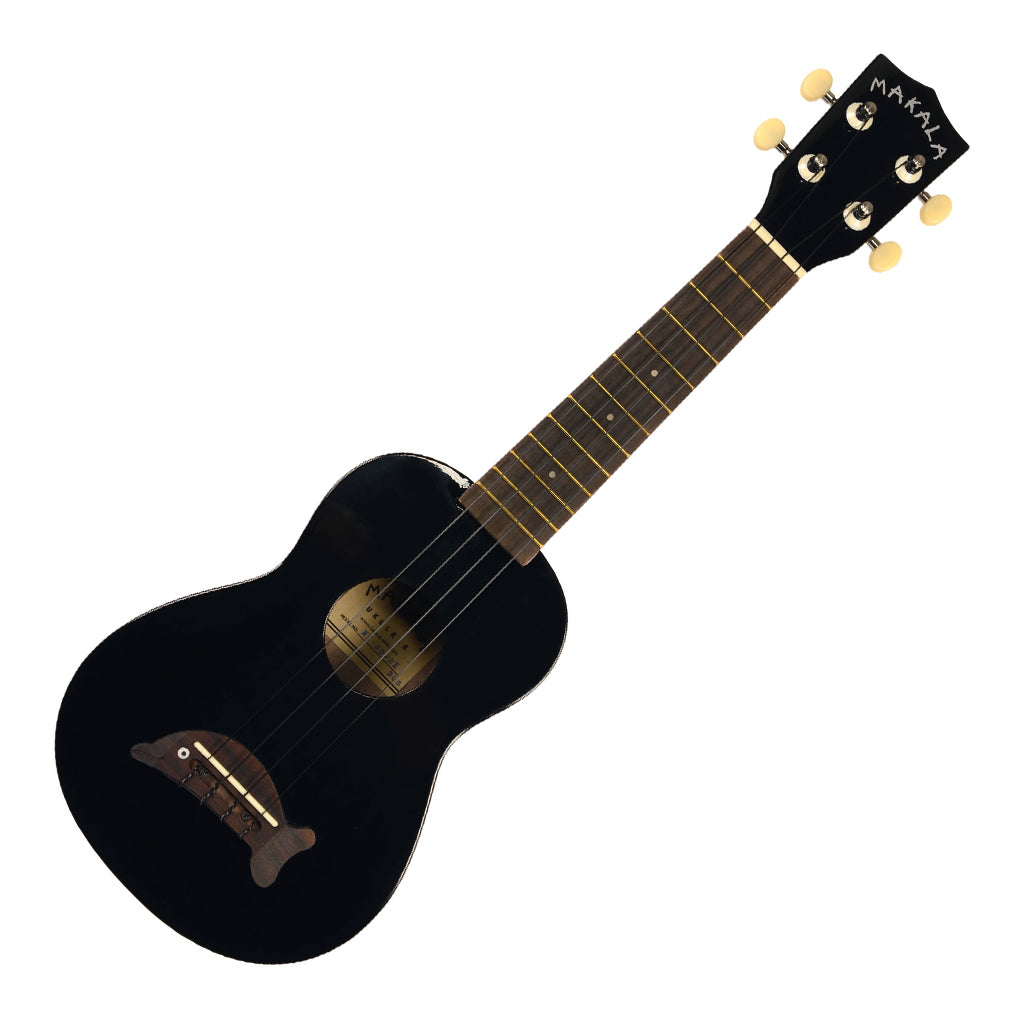 Makala Soprano Ukulele Dolphin Bridge Black