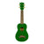 Makala Soprano Ukulele Dolphin Bridge Green