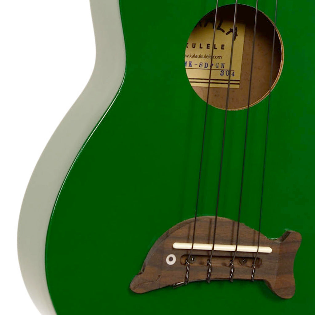 Makala Soprano Ukulele Dolphin Bridge Green