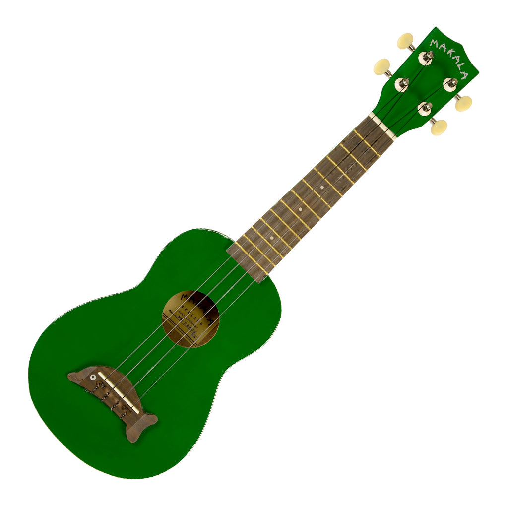 Makala Soprano Ukulele Dolphin Bridge Green