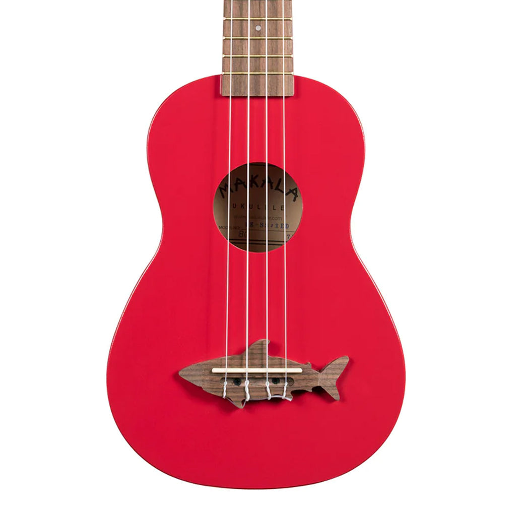 Makala Shark Bridge Soprano Ukulele Red Sea