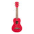 Makala Shark Bridge Soprano Ukulele Red Sea