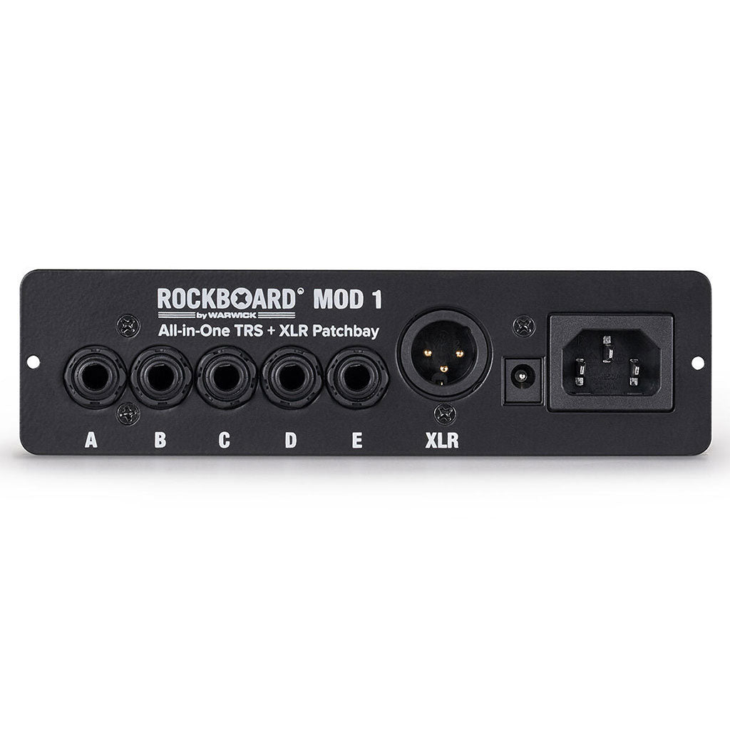 RockBoard MOD 1 V2 - All-in-One TRS & XLR, IEC & Barrel Patchbay