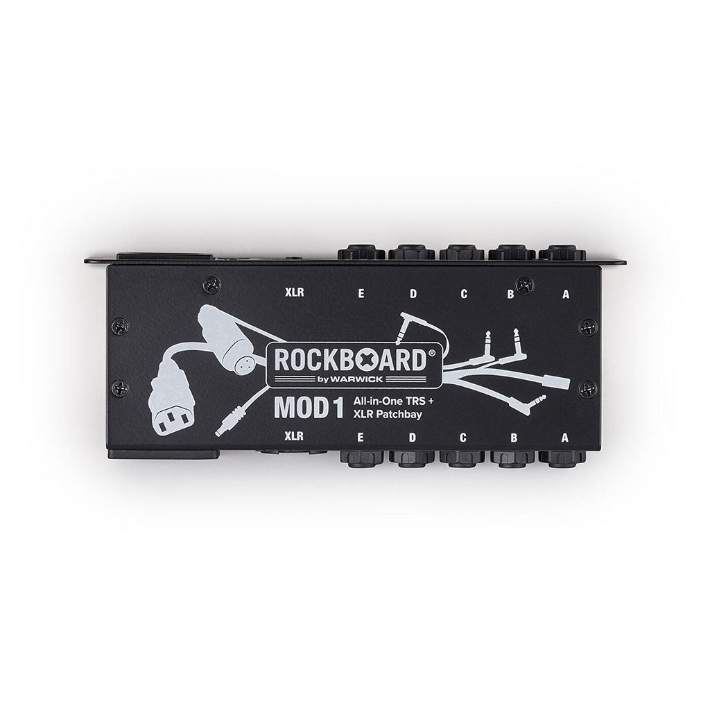 RockBoard MOD 1 V2 - All-in-One TRS & XLR, IEC & Barrel Patchbay