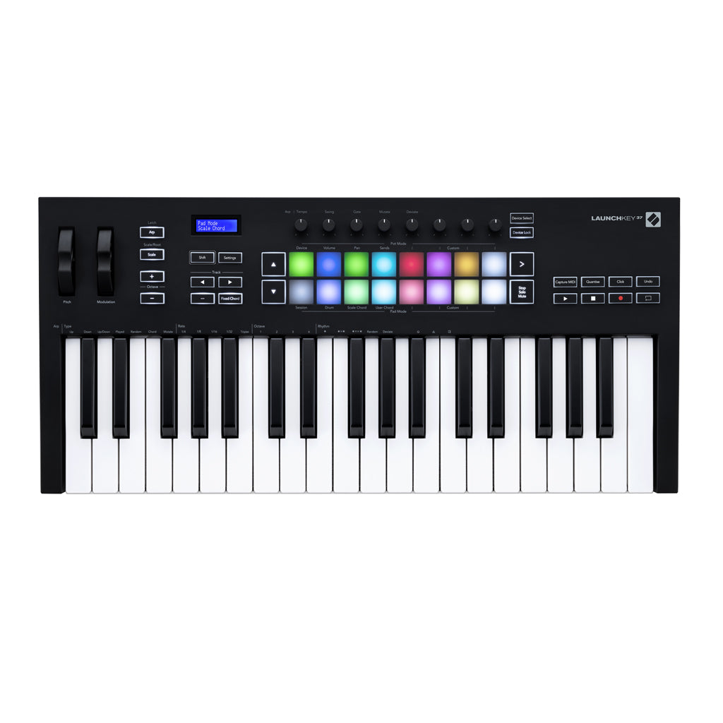 Novation Launchkey 37 MK3 MIDI Keyboard Controller with Full Ableton Live Integration