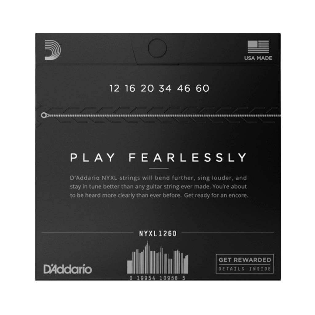 D'Addario - NYXL 12-60 - Extra Heavy Set - Guitar Strings-Sky Music