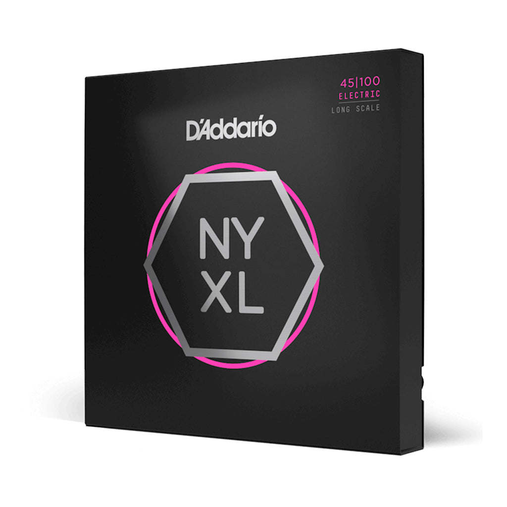 D'Addario - NYXL45100 - Nickel Wound Bass Guitar Strings, Regular Light, 45-100, Long Scale