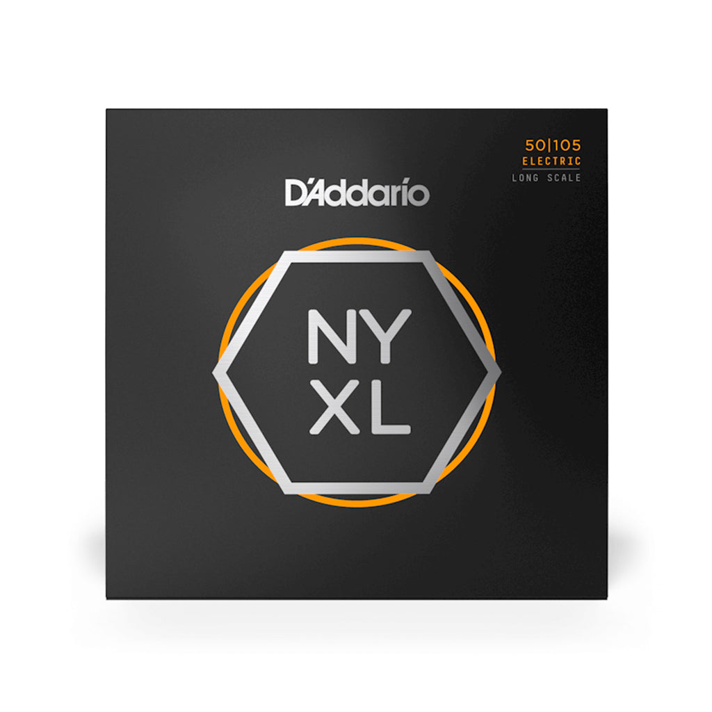D'Addario - NYXL50105 - Nickel Wound Bass Guitar Strings, Medium, 50-105, Long Scale