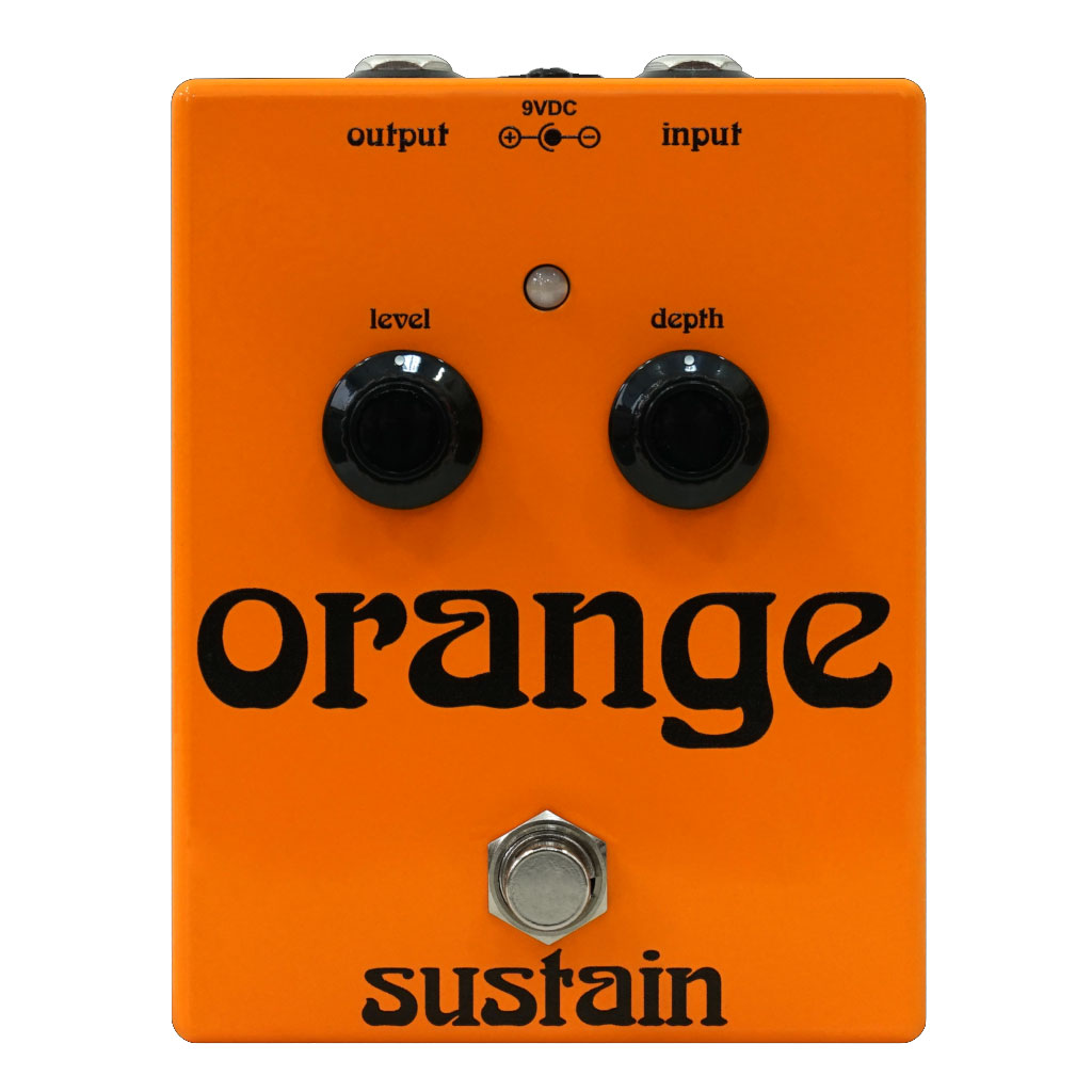 Orange Sustain Pedal-Sky Music