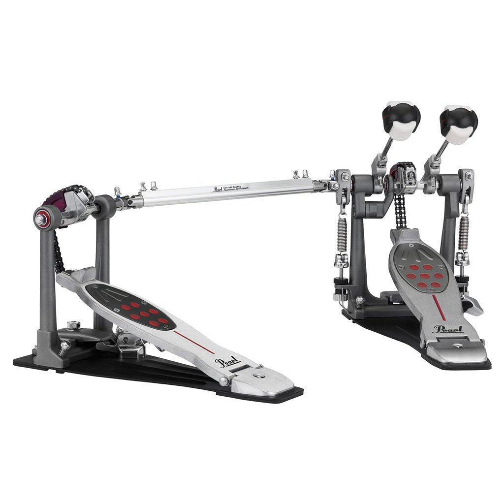 Pearl - Eliminator Twin Pedal - Chain Drive w/ Case