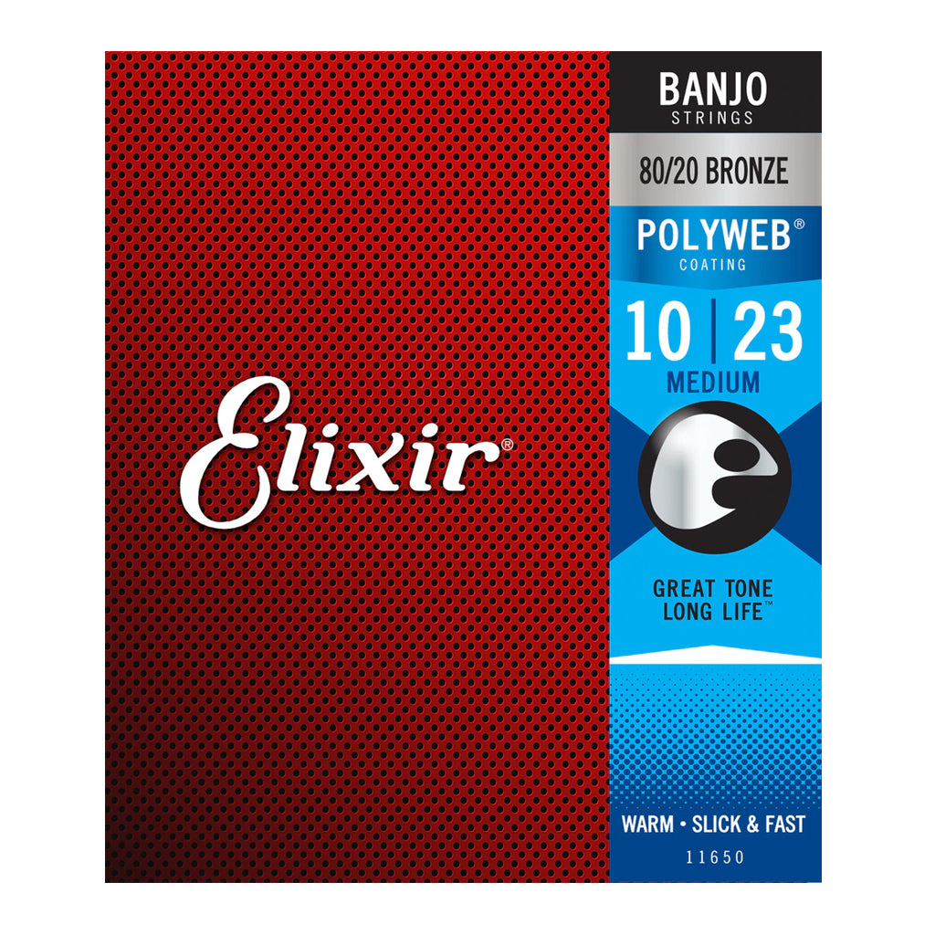 Elixir Polyweb Banjo Strings 10-23