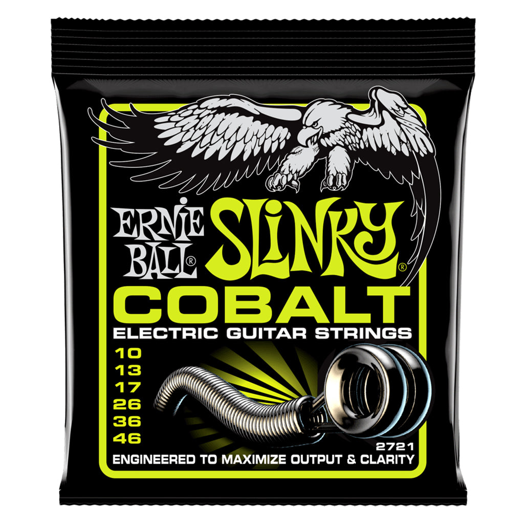 Ernie Ball E2721 - Cobalt Regular Slinky 10-46 Electric Guitar Strings