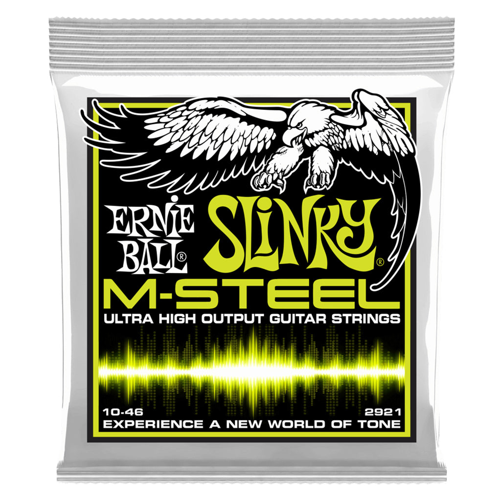 Ernie Ball Regular Slinky M-Steel Electric Guitar Strings, 10-52