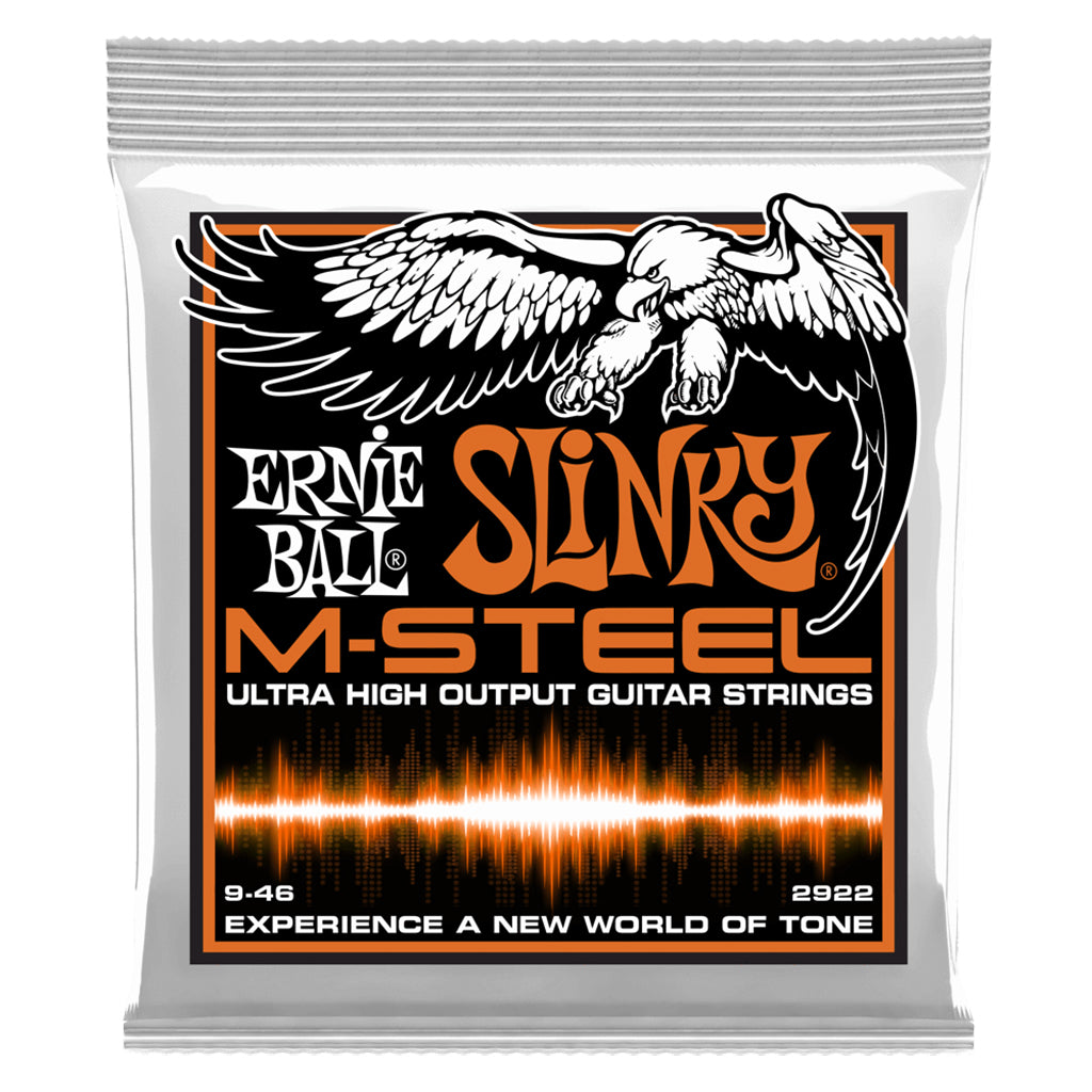 Ernie Ball E2922 - M-Steel Slinky 9-46 Electric Guitar Strings