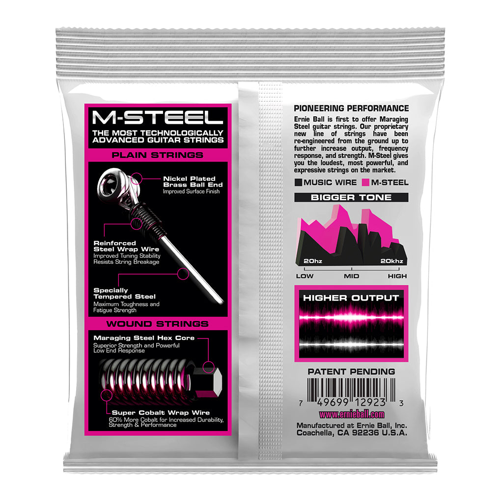 Ernie Ball E2923 M Steel Super Slinky 9 42 Electric Guitar Strings