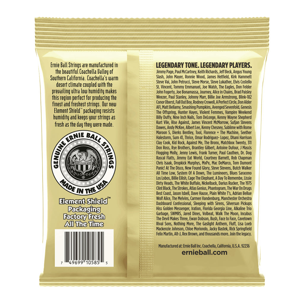 Ernie Ball Earthwood Extra Light 8020 Bronze 10 50 Acoustic Guitar Strings 3 Pack
