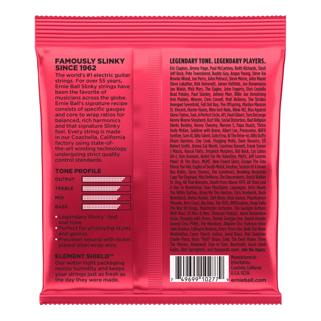 Ernie Ball - Burly Slinky Nickel Wound Electric Guitar Strings - 3-Pack 11-52