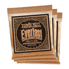 Ernie Ball Earthwood Extra Light Phosphor Bronze 10 50 Acoustic Guitar Strings 3 Pack