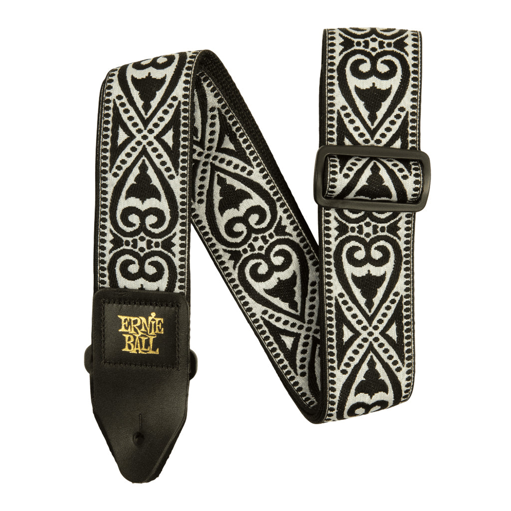 Ernie Ball Black Heart Jacquard Strap