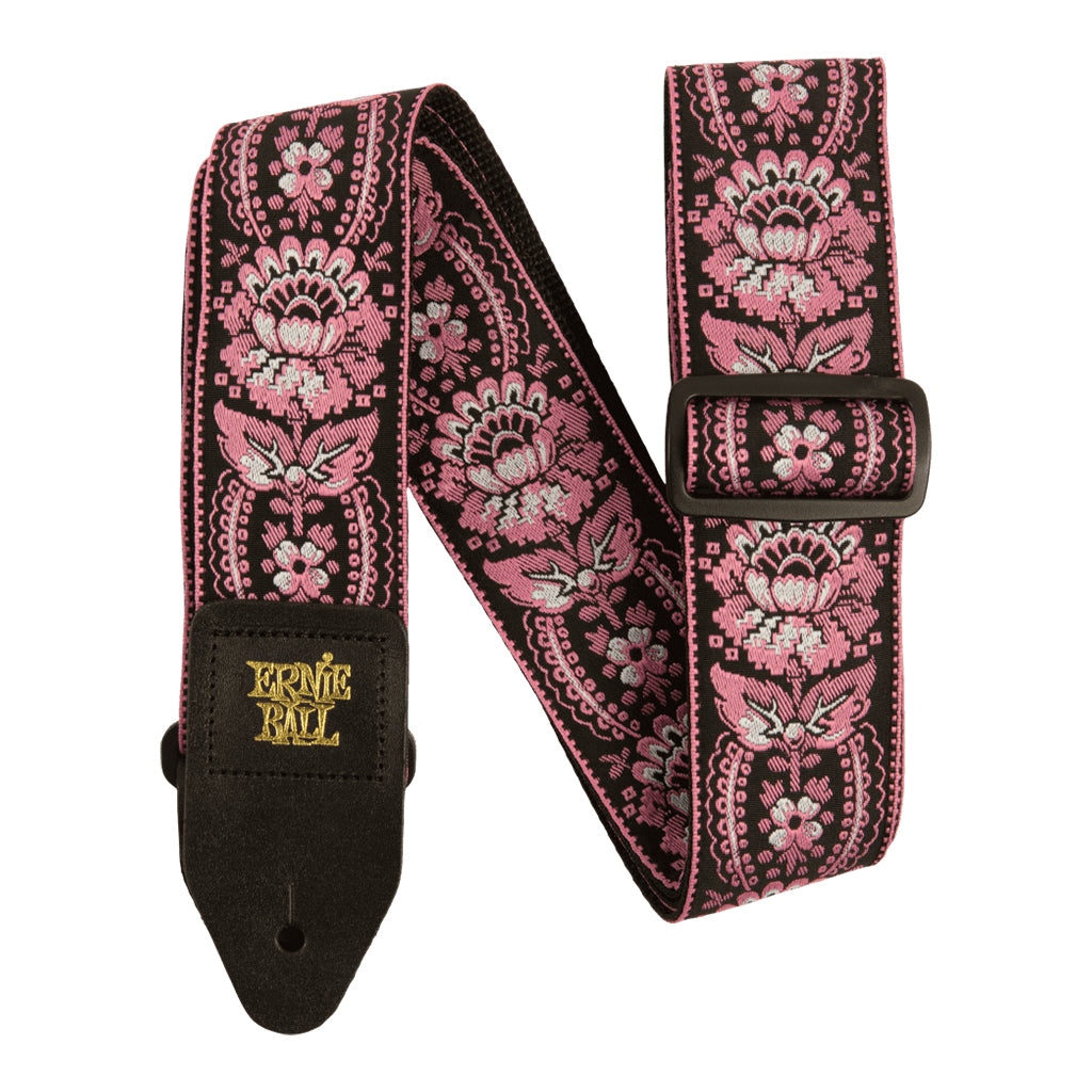 Ernie Ball Pink Orleans Jacquard Strap