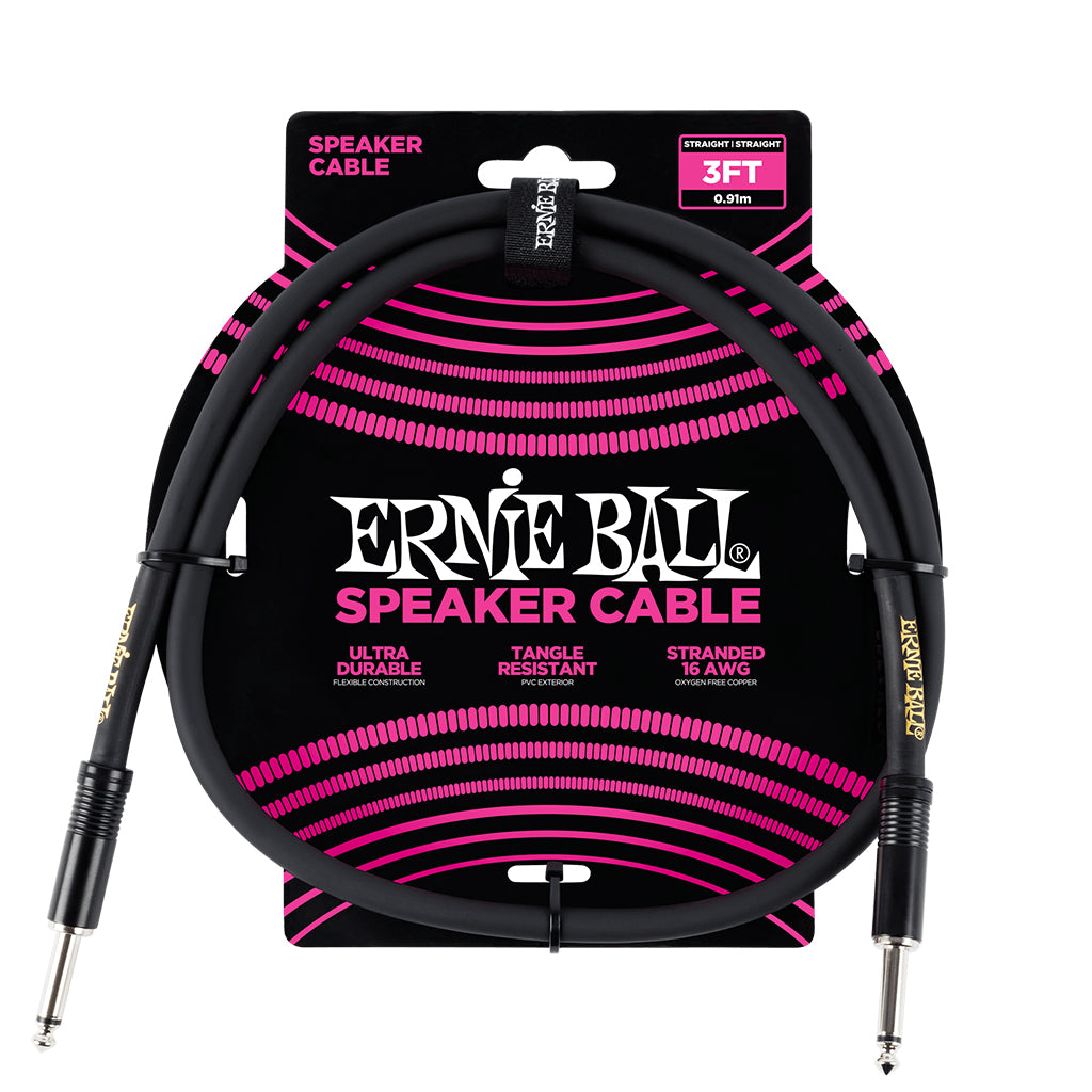 Ernie Ball E6071 3ft Straight Straight Speaker Cable