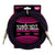 Ernie Ball - 18' Braided Straight/Straight Instrument Cable - Purple & Black