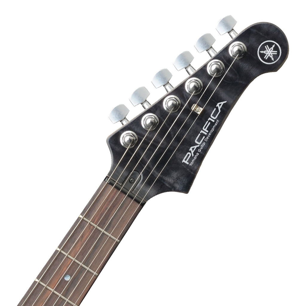 Yamaha Pacifica 212 Translucent Black Quilt Top