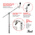 Pearl - MH-830 - Solid Boom Arm Mic Holder