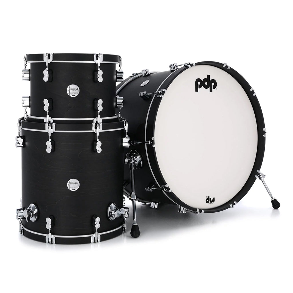 PDP - Concept Maple Classic - 3-Piece Shell Pack, Ebony Stain