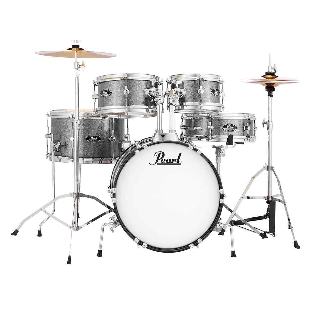 Pearl - Roadshow Junior - 5-Piece Drum Kit Pack - 8,10,13,16k,12s - Grindstone Sparkle