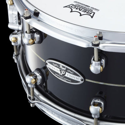 Pearl - 14”x 8" Hybrid Exotic - Snare Drum - Kapur w/ Fibreglass inner