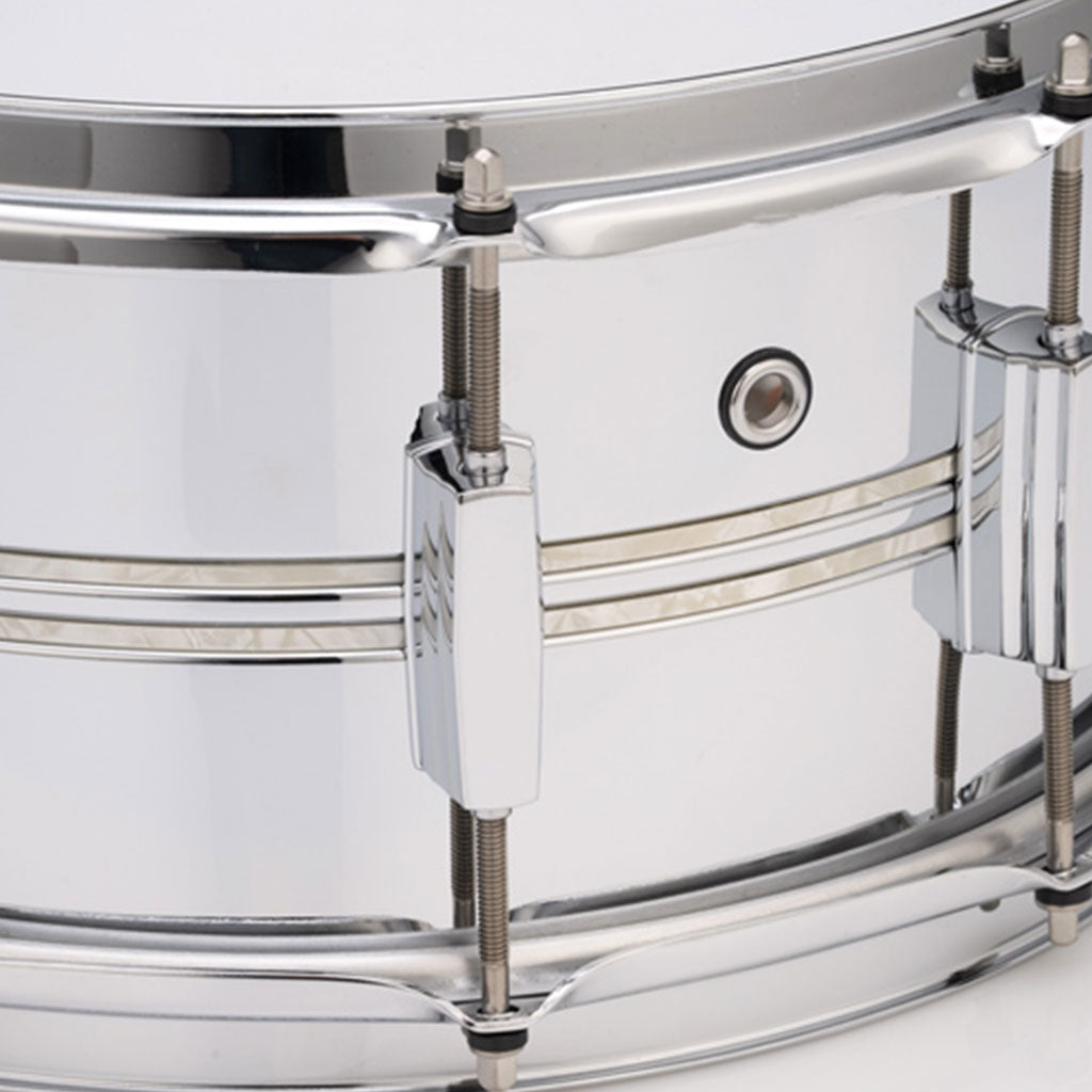 Pearl 14"x5" Duoluxe Chrome Over Brass Snare Drum