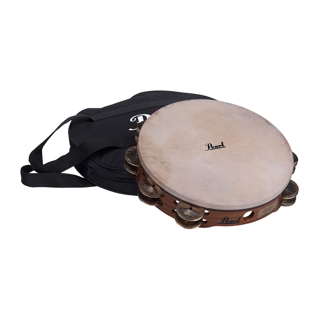 Pearl - PETM-1018GS - Tambourine Concert Silver Jingles with Bag