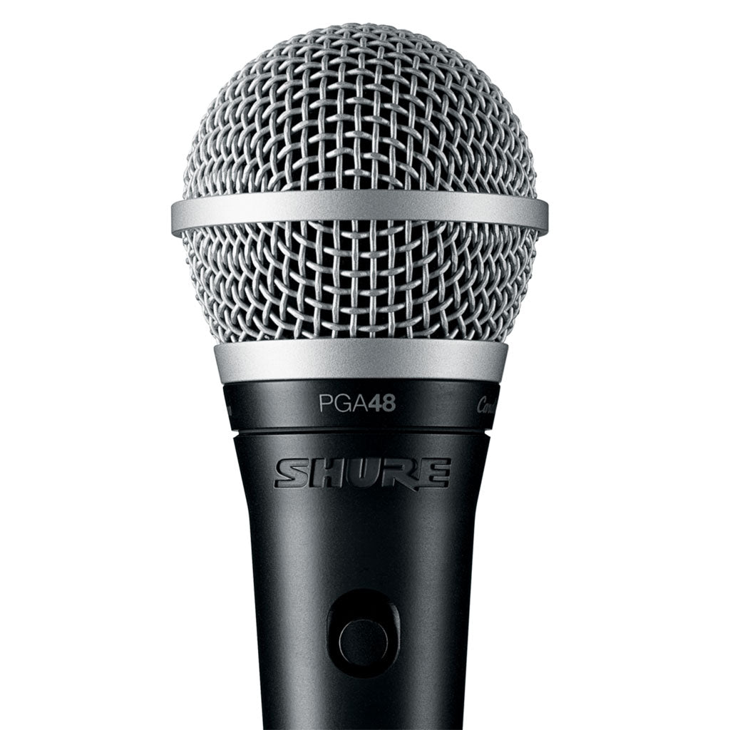 Shure PGA48XLR Dynamic Vocal Microphone with XLR Cable - Sky Music