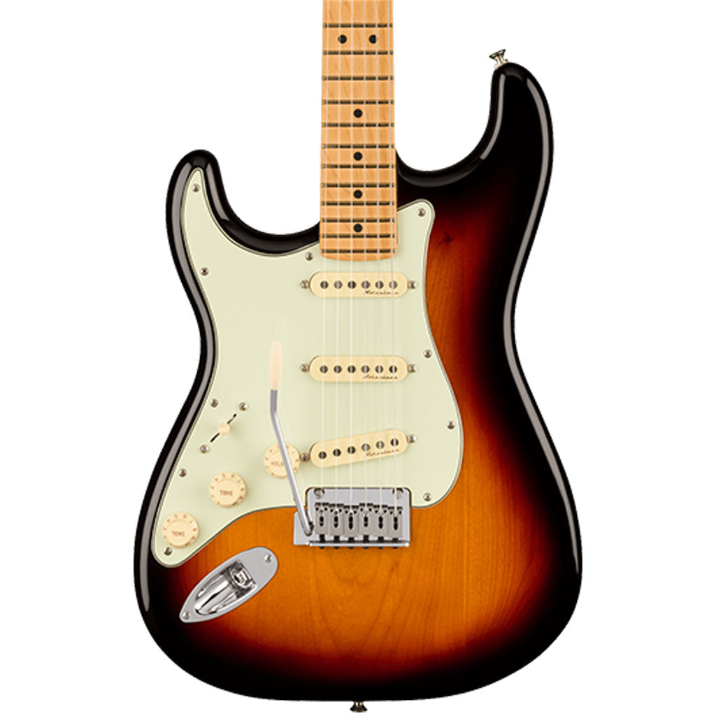 Fender Player Plus Stratocaster® Left-Hand -  Maple Fingerboard - 3-Color Sunburst