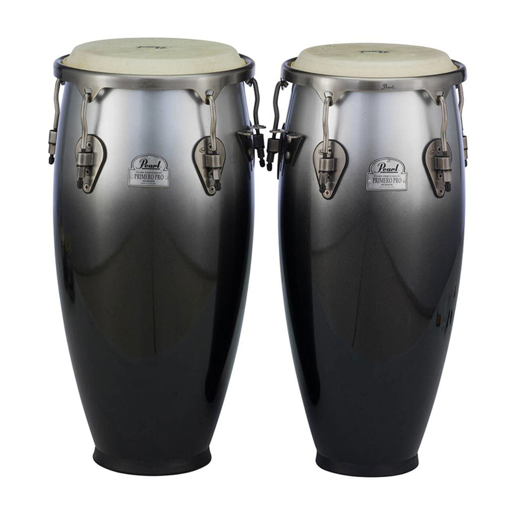 Pearl Primero Series Fiber Conga Set 10"+ 11" w/o Stands - Carbon Vapour