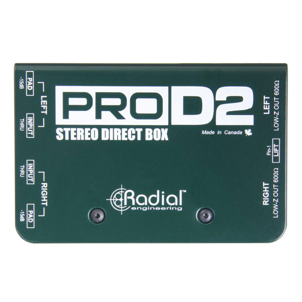 Radial PROD2 - Passive 2 Channel DI, Compact Design with 2 Radial Transformers