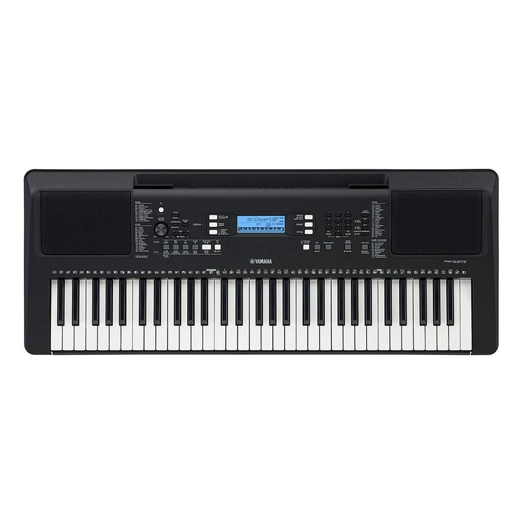 Yamaha PSRE 373 61 Key Digital Keyboard + HPH50B Headphones-Sky Music
