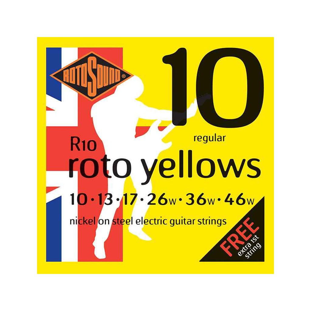 Rotosound R10 Roto Yellows Electric String Set 10 46